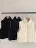 Chaleco Chaqueta de Cuello Alto Estilo Coreano para Mujer Otoño Tallas Grandes Chicas Gorditas Ropa Exterior Corta Chaleco Grueso sin Mangas Chaqueta de Algodón