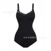 Body modelador sexy de peça única com renda e alças para comércio exterior transfronteiriço, costas bonitas, afina a cintura, controla a barriga e modela o quadril