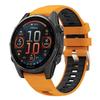 Para Relógio Jiaming Fenix8/7 Pulseira de Silicone Oficial Igual Duas Cores Fivela de Aço Inoxidável Pulseira de Liberação Rápida 20mm