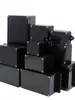 Caja de conexiones de plástico negro, caja de terminales para bricolaje en exteriores, PCB de instrumento, fuente de alimentación, batería, sellada, clasificación IP67, con carcasa en forma de oreja