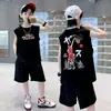 Colete sem mangas 10 Slam Dunk para Meninos Camiseta sem mangas de Verão Infantil Desenho Animado para Crianças Maiores Item Popular ao Vivo