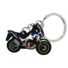 Llavero con forma de motocicleta más vendido transfronterizo en stock, único y genial, adecuado para llaves de coche, unidades USB y colgantes de mochila