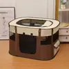 Nueva Jaula Plegable Cuadrada para Mascotas Montada en Coche para Gatos y Perros, Guardería Multifuncional para Gatos y Perros, Venta al por Mayor