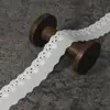 102104 Ropa Transfronteriza Textil para el Hogar Moda Cinturón de Encaje de Algodón Blanco Encaje Bordado por Computadora Hueco Ancho 3cm