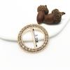 En stock directo de fábrica 30 hebilla decorativa de esquina de ropa hebilla de nudo de esquina de ropa de camiseta hebilla de enlace de hebilla de cinturón decorativo