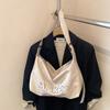 Bolso Retro de Comercio Exterior para Mujer de Gran Capacidad 2025 Nuevo Bolso Bandolera Cruzado Versátil Textura de Alta Calidad Bolso Dumpling para Viaje