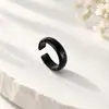 Pulsera curva de resina de estilo ins transfronterizo europeo y americano, no se decolora, anillo acrílico brillante