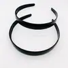 Sello Negro Simple para el Cabello de 1.8 cm con Dientes Aro de Plástico Brillante para el Cabello Panel de Luz Diadema Hebilla de Presión para el Cabello en la Cara Lavado Deportivo Hebilla para la Cabeza