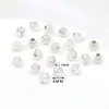Contas de Lanterna com Padrão Vertical em Ouro 18K, Contas Losango, Contas Espaçadoras, Pulseira de Contas, Colar, Acessórios para Joias DIY, Atacado de Contas D93