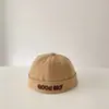 Chapéu principal de bebê primavera meninos e meninas bonitos estilo western letras Yupi chapéu de melão chapéu infantil de formato côncavo outono