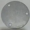Acessórios para Mesa e Cadeira de Móveis com Três Furos, Placas Redondas Pequenas de Aço Prensado a Frio Conectores de Ferragens para Móveis, Peças Pequenas de Ferro