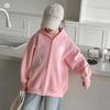 Chaqueta para Niñas para Primavera y Otoño 2026, Nueva Sudadera con Capucha Bordada Casual, Chaqueta Elegante con Cremallera para Niños Mayores, Moda Infantil de Moda