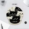 Mouse Pad de Pulso de Gato Fofo Apoio de Mão de Silicone Simples para Escritório Almofada de Pulso Espessa Estéreo 3D Prevenção de Dor na Mão do Mouse