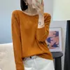 Suéter Básico de Malla con Lentejuelas, Cuello Redondo Hueco para Mujer 2026 Otoño/Invierno Nuevo Estilo Holgado Perezoso de Manga Larga