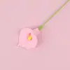 Tejido de punto de cruz simulación flor tejida a mano Lirio de Calas tejido ganchillo hilo flor Regalo para el Día de San Valentín Día del Maestro