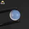 Vidrio de Color Sólido Plano en Forma de Semiluna, Piedras Preciosas de Color Gelatina Altamente Transparentes, Suministro Directo de Fábrica para Anillos y Colgantes