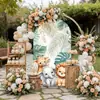Suprimento Exclusivo Transfronteiriço Amazon Temu 1 Peça Capa de Arco Animal Tecido de Fundo Elástico em Forma de U Decoração de Festa Pode Ser Personalizado com Seu Próprio Design
