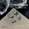 Doce de Rocha Explosivo Zircônia Transparente Joias para Unhas Joias de Diamante com Fundo Pontiagudo Branco Transparente Decoração Retangular de Ângulo Reto para Unhas Diamante Atacado