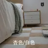 Alfombra de Empalme Nórdica para Sala de Estar del Hogar, Alfombra Pequeña Resistente a Manchas, Manta para Mesita de Noche de Dormitorio, Felpudo para Piso de Habitación, Esterilla de Espuma
