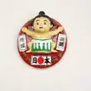 Atacado de fábrica mercearia japonesa resina estéreo geladeira 3d adesivos magnéticos lanterna Dharma adesivos de mensagem criativa em estoque