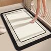Alfombrillas de Piso Suaves de Barro Diatomeas al por Mayor Transfronterizas, Alfombrillas Antideslizantes para Baño, Alfombrillas Absorbentes para Puerta de Baño Domésticas, Alfombrillas Antideslizantes