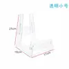 Soporte de guitarra acrílico, soporte de ukelele, transparente, para uso doméstico, de pie, estable, antideslizante, protege el instrumento y proporciona almacenamiento