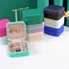 Caja de Joyería Portátil para Pendientes, Cadenas, Anillos, Cajas de Joyería