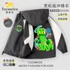 Nueva chaqueta de dibujos animados de Minecraft para niños, chaqueta cortavientos elegante para otoño e invierno, adecuada para niños mayores