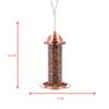 Novo Produto Transfronteiriço Alimentador de Pássaros de Metal Pendurado para Exterior Pátio Jardim Alimentador Automático de Pássaros Selvagens Fabricante Fonte Personalização