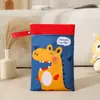 Bolsa de almacenamiento impermeable bolsa de pañales bolsa de almacenamiento multiusos para pañales bebé portátil para salir bolsa de pañales