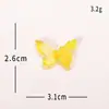 Adornos Pequeños de Resina Mariposa Degradado UV, Materiales para Funda de Teléfono con Pegamento Crema, Accesorios Decorativos Hechos a Mano de Ensueño