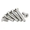 Máquina de mascarillas huecas de cabeza de cruz tornillo de escape pasante de acero inoxidable 304 tornillo de cabeza de cruz avellanado tornillo de máquina de cabeza de cruz