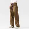 Pantalones de Montañismo Impermeables para Exteriores Camel HJCAMEL Scimitar Rushsuit para Mujer Otoño Casual Sueltos Rectos Pierna Ancha