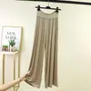 Pantalones de Pierna Ancha Holgados de Modal de Cintura Alta Adelgazantes para Primavera y Verano con Cordón, Pantalones Deportivos Versátiles Casuales de Talla Grande