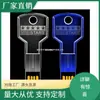 Unidades USB LED de acrílico al por mayor capacidad pequeña licitación 1GB placa 4GB grabado de LOGO 2GB macho