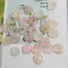 Estéreo Simulado Gradiente de Dos Colores Hoja de Loto Hoja Acrílica DIY Pendientes Hechos a Mano Material para Tocado Venta al por Mayor