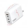 Cargador de Nitruro de Galio de 100W Aplicable a UAV DJI Air3 Teléfono Móvil Universal Computadora Carga Rápida PD 100W