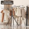Varal de chão dobrável para secar roupas, ideal para quarto, varanda interna, cabide doméstico, varão para secar roupas, varal elevado para uso interno e externo.