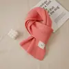 Lenço pequeno estilo ins coreano para meninas, lã tricotada para outono e inverno, aquecedor de pescoço versátil estilo coreano para estudantes, em estoque
