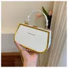 Bolso de mano nuevo tipo caja de malla, moderno y elegante, bolso de hombro sencillo, bolso cruzado, chic y elegante, adecuado para el trabajo, personalizable