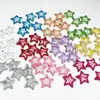 Polvo de Cebolla con Destellos de Color Estrella de Cinco Puntas Cabello Roto Pasador para el Cabello BB Color Flequillo Lateral Clip Cabello Roto Pasador Pequeño Tocado Accesorios para el Cabello