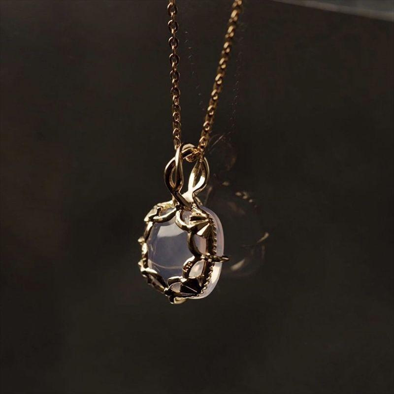 薰衣草紫晶吊坠