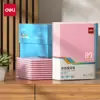 Papel de Color para Copiadora Deli Zc003 Papel para Impresión a Color Múltiples Colores Disponibles 80G-A4-100 Páginas/Paquete-25 Paquetes