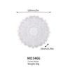 Molde de Silicone para Porta-Copo Mandala Prato de Frutas Redondo Criativo Padrão Europeu Resina Girassol Molde de Gotejamento de Silicone