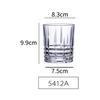 Conjunto de Copos de Vidro Transparente para Casa Estilo Europeu Copo de Uísque Copo para Vinho Estrangeiro Copo de Diamante Copo de Cerveja Taça de Vinho Tinto Conjunto de Taças