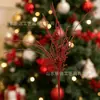 Flores de Navidad, Polvo Brillante, Pequeños Recortes, Piñas, Bolas de Navidad, Espumillón, Lentejuelas, Venta al por Mayor desde Fabricante, Venta Caliente Transfronteriza, Multicolor