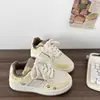 Zapatillas Populares para Mujer 2026 Nuevos Zapatos Blancos de Suela Gruesa para Estudiantes Femeninas de Primavera y Otoño, Mocasines Casuales Versátiles Lindos para Mujer
