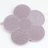 Nova esponja de limpeza flor de silicone ventosa almofada de limpeza ferramenta de limpeza para pincéis de maquiagem almofada de escova de limpeza vendas diretas transfronteiriças