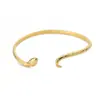 Estilo Europeu e Americano novo gancho de cabeça de faraó egípcio anel pulseira pulseira masculina e feminina pulseira banhada a ouro de cobre 18k geração cabelo