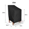 Funda Protectora para Muebles de Exterior 210D Tela Oxford Anti-UV Patio Jardín Funda para Silla Funda para Silla Impermeable Funda Protectora